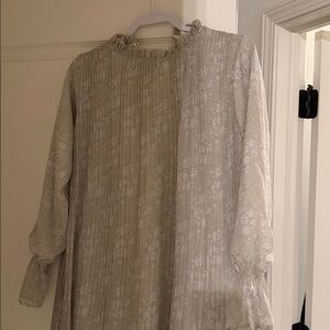 Manuka  light green Floral Maxi Dress